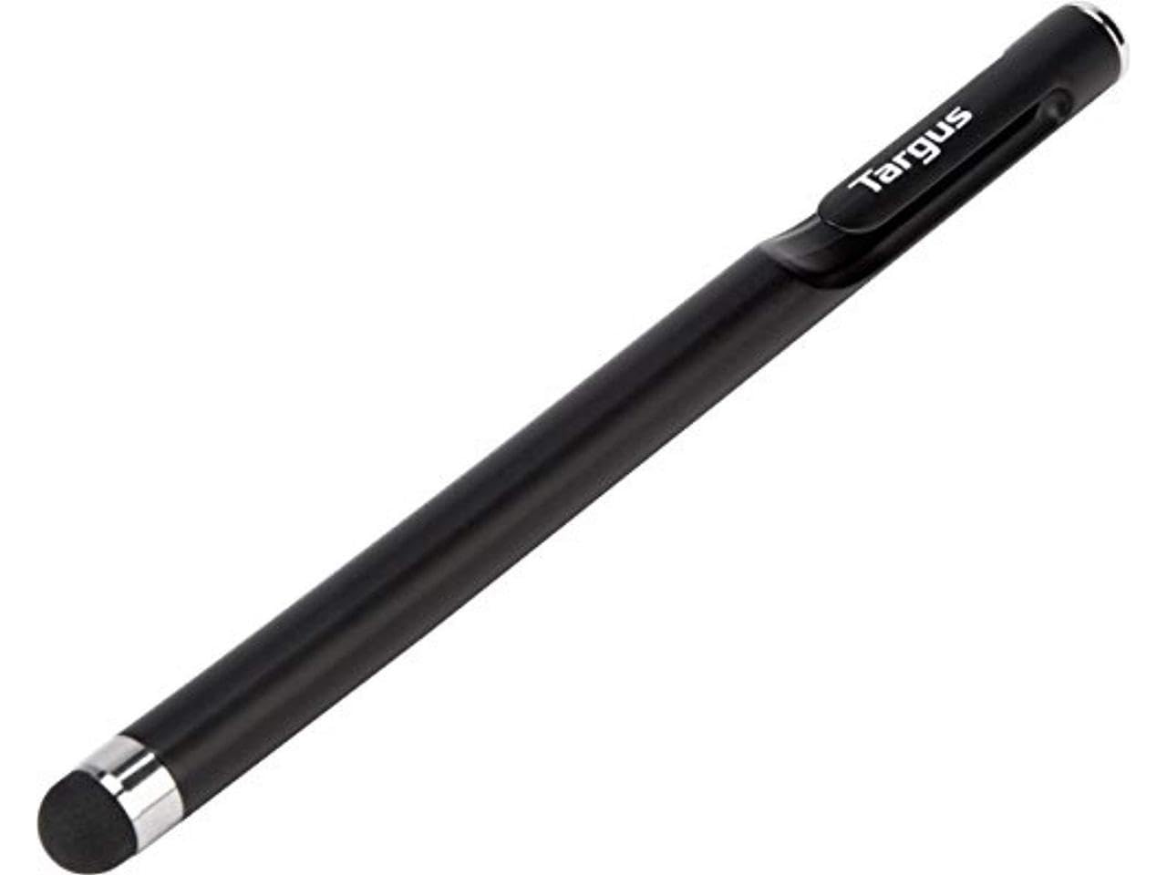 Targus Smooth Gliding Standard Stylus for Tablets, iPad, Smartphones and Touchscreen Devices, Black - Slim Durable Rubber Tip (AMM165US)