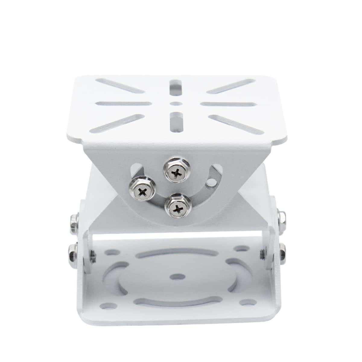 Heavy Duty 3-Axis Adjustable Security Camera Wall/Ceiling Mount Bracket - Universal Joint, 2-Layer Iron Construction, Indoor/Outdoor Use