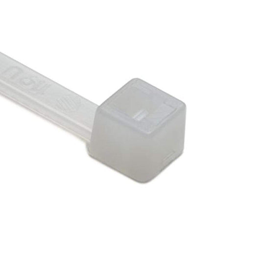 Hellermann Tyton T30R9C2 Standard Cable Tie, 5.8" Long, 30lb Tensile Strength, PA66, Natural (Pack of 100)