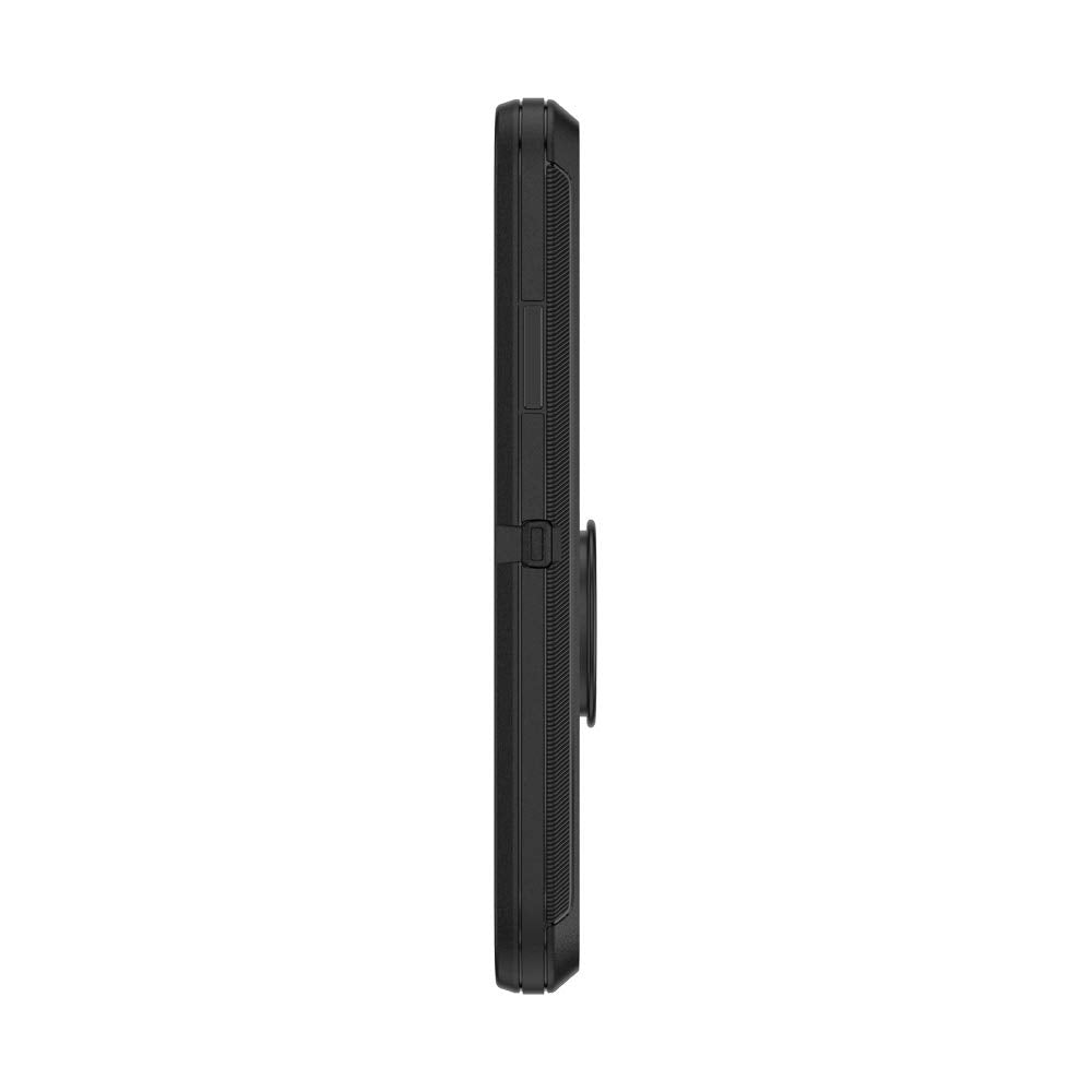 Otter + Pop for iPhone 11: OtterBox Defender Series Case with PopSockets Swappable PopTop - Black and Aluminum Black