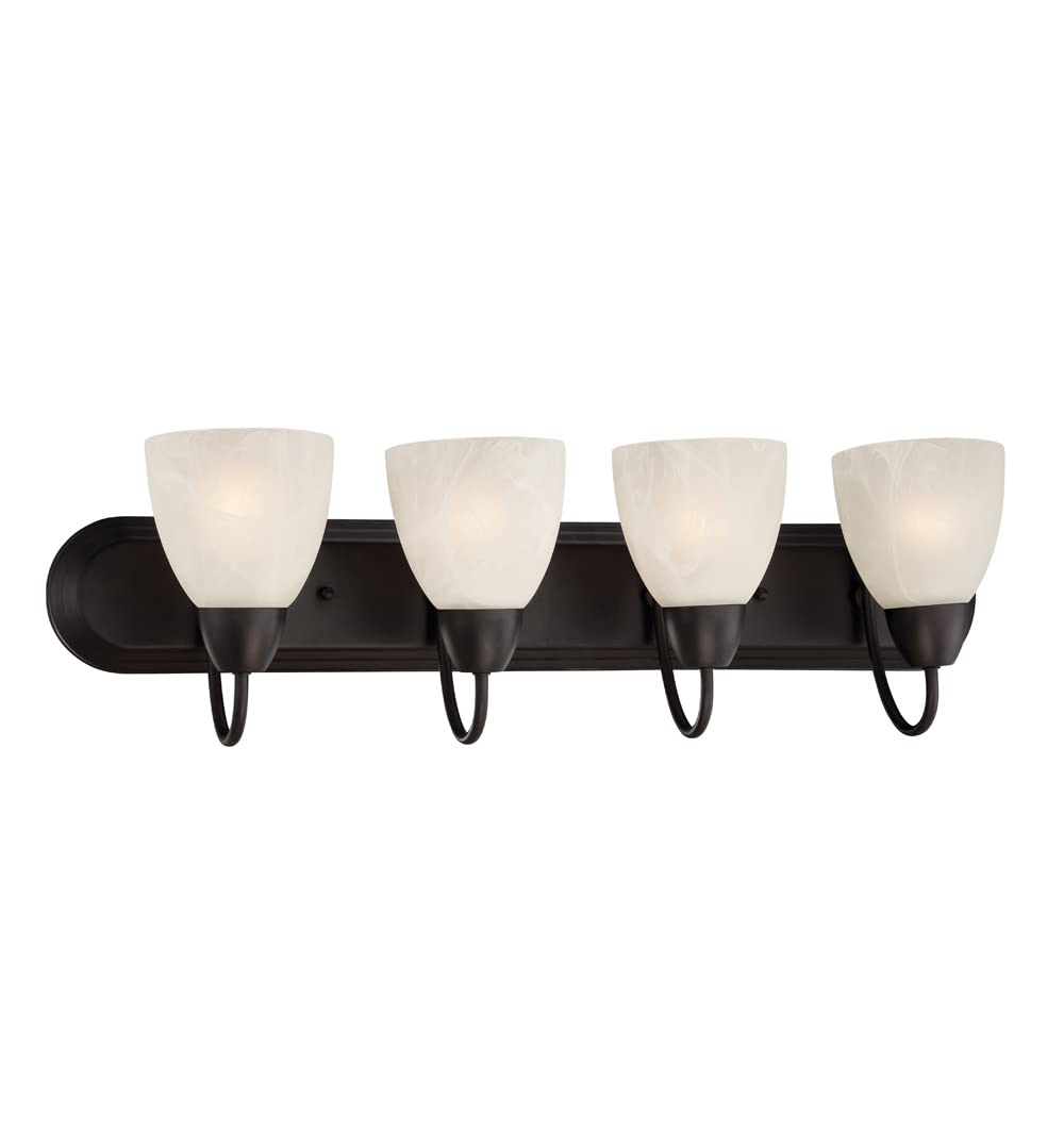 Designers Fountain 15005-4B-34 Torino 4 Light Bath Bar, Oil Rubbed Bronze
