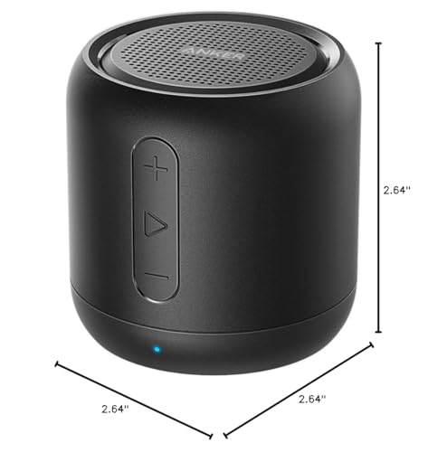Anker Soundcore Mini, Super-Portable Bluetooth Speaker with 15-Hour Playtime, 66-Foot Bluetooth Range, Enhanced Bass, Noise-Cancelling Microphone