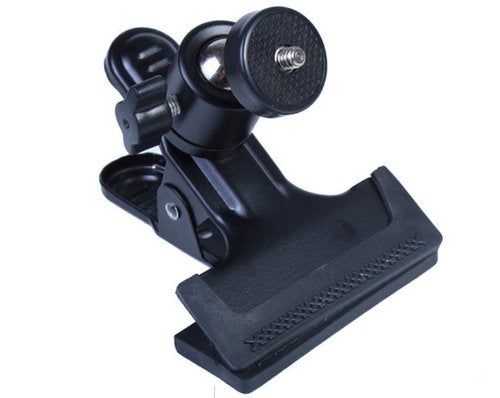 koolehaoda Multi-function Spring Clamp Clip Holder Mount with Ball Head w/standard 1/4" Screw for SLR, Digital SLR, Video cameras