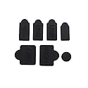 7pcs Silicone Dust Plugs Set for PS5 Game Console HDMI Interface Anti-Dust Cap Dustproof Cover