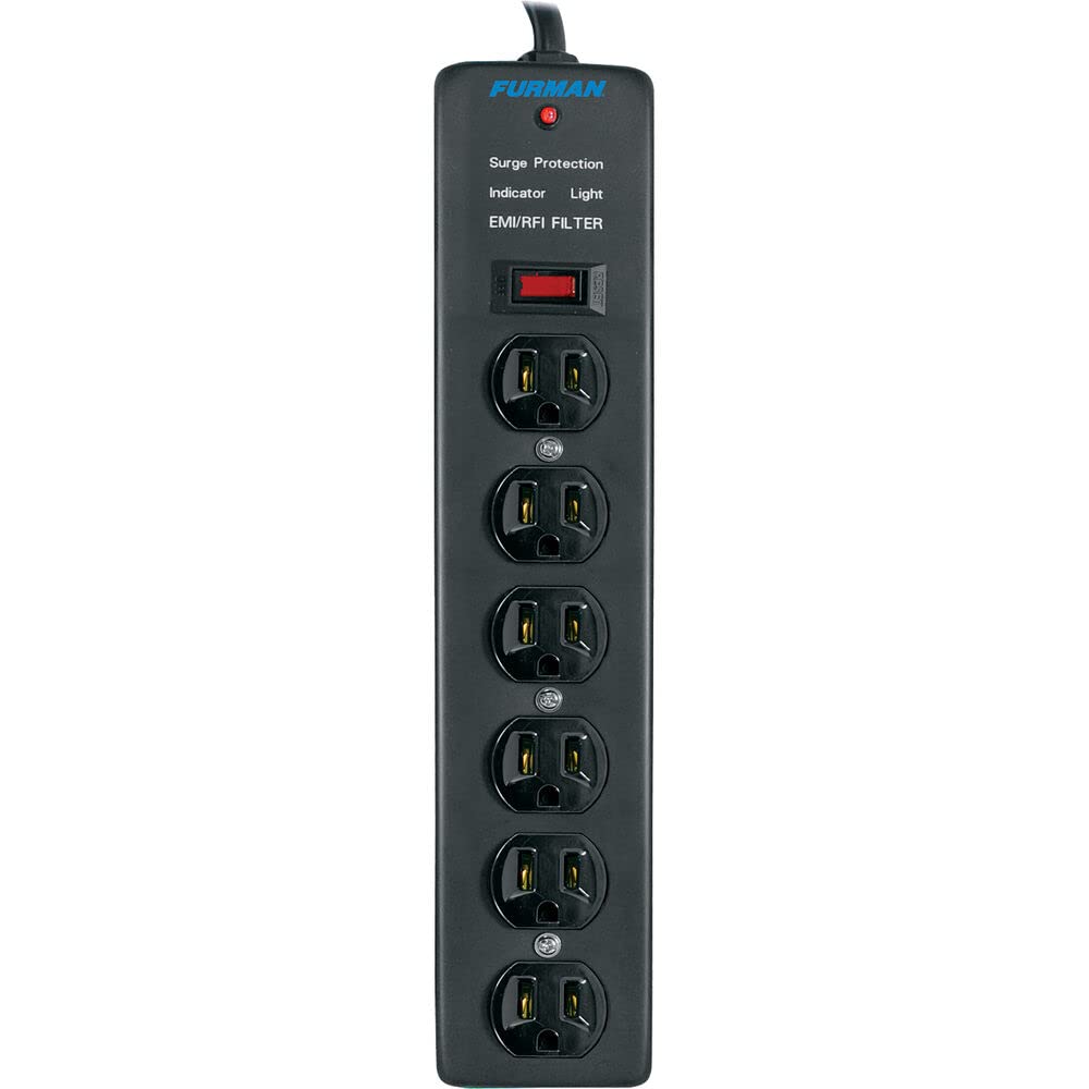 Furman Pro Plug 6-Outlet Power Strip with Surge Protection (Pair)