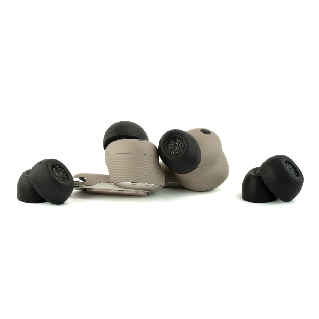 Comply TWo-230-A | Premium Memory Foam Replacement Earbud Tips for JBL Tour Pro 3, Nothing Ear, OnePlus Buds, & More | Ultimate Comfort, Secure Fit
