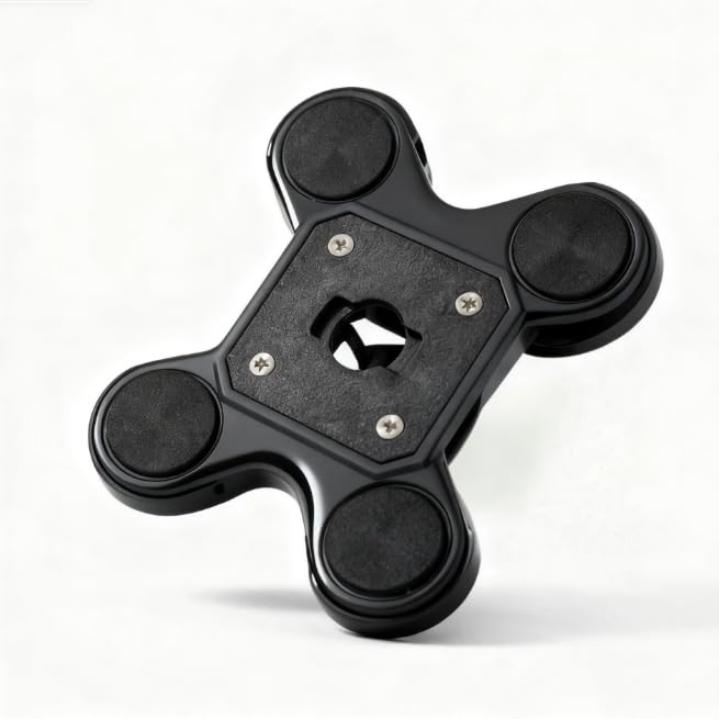 BEIBEINOYA Camera Mount Compatible with Axon Body Cameras 2/3/4, Lightweight Alloy Construction, Suitable for Uniforms (Magnetic View)