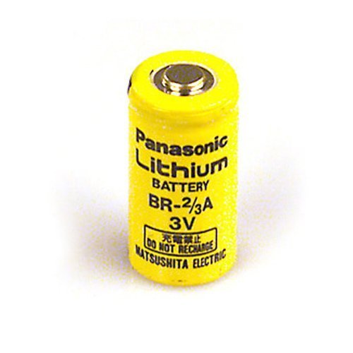 PANASONIC Batteries BR-2/3ASSP Lithium Battery, 3V, 2/3A