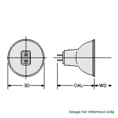 Ushio BC2498 1000321 - ELH JCR120V-300W Projector Light Bulb
