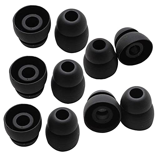 Toeasor Powerbeats 2 Replacement Earbuds Powerbeats3 Ear Buds Double Flange Silicone Ear Tips Compatible with Beat by Dr Dre Powerbeats 2 Powerbeats…