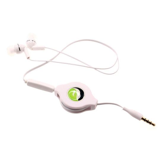 Retractable Earphones Headphones Hands-Free Compatible with iPad Pro 9.7" (1st Gen)/iPad 9.7" (5th/6th Gen), Headset 3.5mm w Mic Earbuds Earpieces…