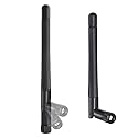 2X Dual Band WiFi 2.4GHz 5GHz 5.8GHz 8dBi SMA Male (pin in Center) Antenna for Wireless Video Security IP Camera Recorder Surveillance Recorder Truck