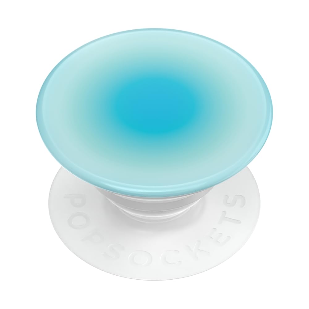 PopSockets Adhesive Phone Grip, Holder, Phone Stand, Light Blue - Tranquil Aura