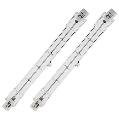 CTKcom 500-Watt 4.7-Inch J Type T3 Halogen Bulbs(5 Pack) - 118mm Double Ended 500 Watt 120 Volts T3 Halogen Bulbs R7S Double Ended Filament Flood