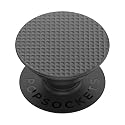 PopSockets Adhesive Phone Grip, Holder, Phone Stand, Black - Knurled Texture Black