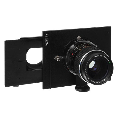 Vizelex RhinoCam for Fujifilm X-Mount MILC Cameras (Such as Fuji X-Pro1, X-E2, X-T1) with Mamiya 645 (M645) Lens Adapter - for Shift Stitching 645