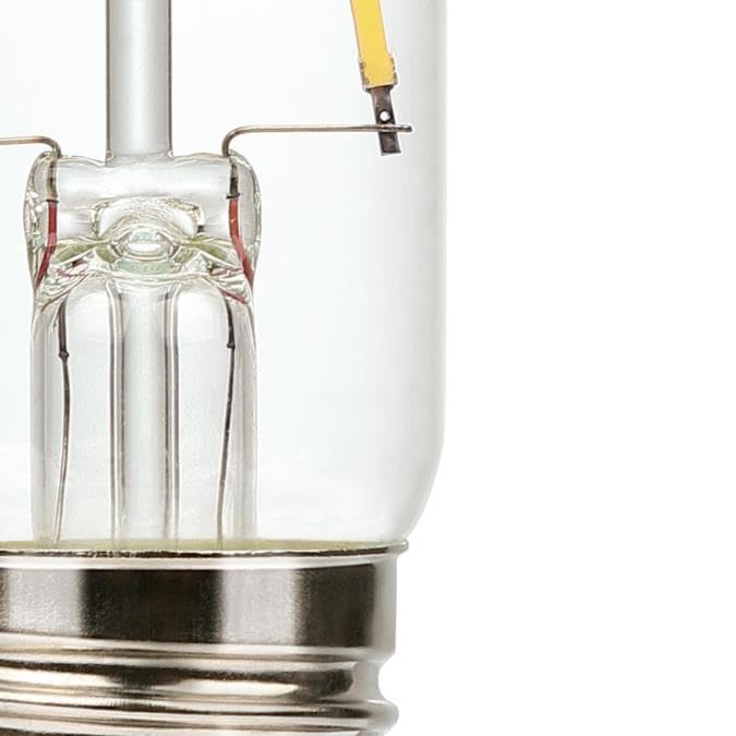 Westinghouse Lighting 5339000 3.5 Watt (60 Watt Equivalent) T10 Dimmable Clear Filament LED Light Bulb, Medium Base