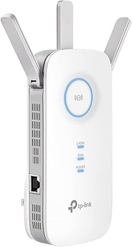 TP-Link AC1900 WiFi Range Extender RE550 | Dual-Band Wireless Repeater Amplifier w/Gigabit Ethernet Port | Up to 2200 Sq. Ft., 32 Devices | Internet