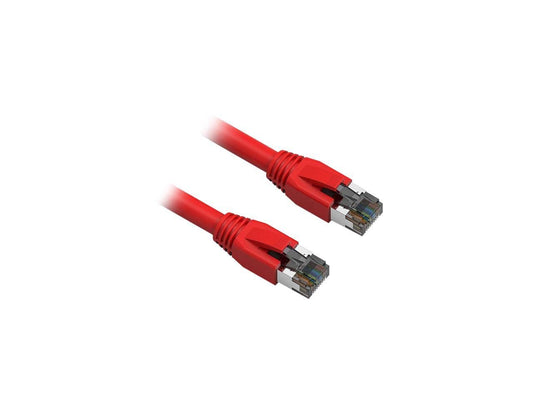 Nippon Labs Cat8 RJ45 25FT Ethernet Patch Internet Network LAN Cable, Indoor/Outdoor, 24AWG - Latest 40Gbps 2000Mhz, Weatherproof S/FTP for Router