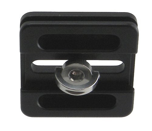 2 Pack Simplicity DS-1 Bi-Directional QR Camera Body Plate Arca-Swiss Compatible with Stainless Steel D-Ring SS Ideal for Compact Camera