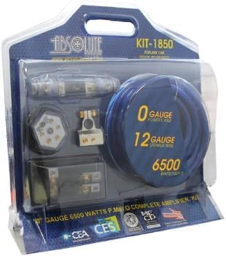 Absolute USA KIT-1850 Complete Gauge Amplifier Installation Kit