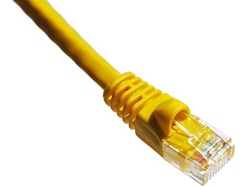 Axiom 15Ft Cat5E 350Mhz Patch Cable Molded Boot (Yellow)