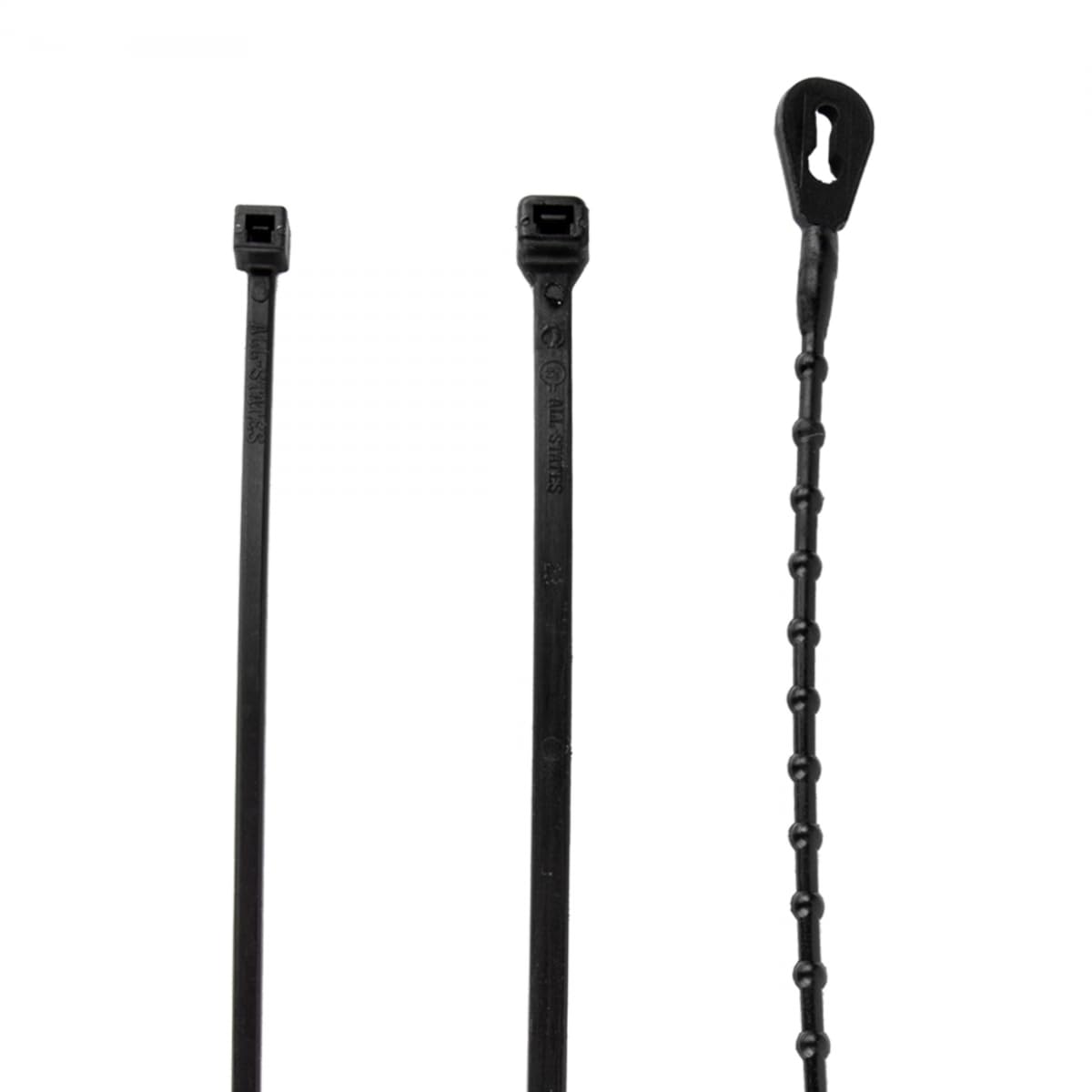 Sunlite Reusable Nylon Cable Ties (Bag of 100), 8"