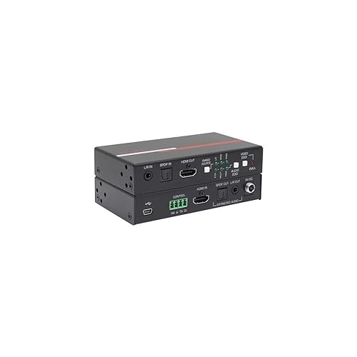 Hall Technologies HD-AUD-IO (HDMI 2.0 Audio Embed, De-Embed, EDID Manager and Equalizer, and HDCP 2.2 & 1.4 Supported)