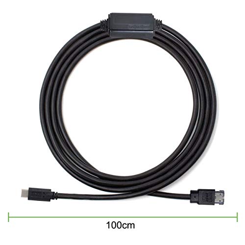 cablecc USB-C Type-C to Power Over eSATA DC5V Adapter USB3.0 to HDD/SSD/ODD eSATAp Converter Cable