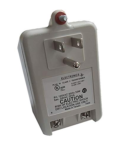PWS-2420 24VAC 20VA Class II Power Supply AC Adapter UL 24V Transformer Plug with terminals