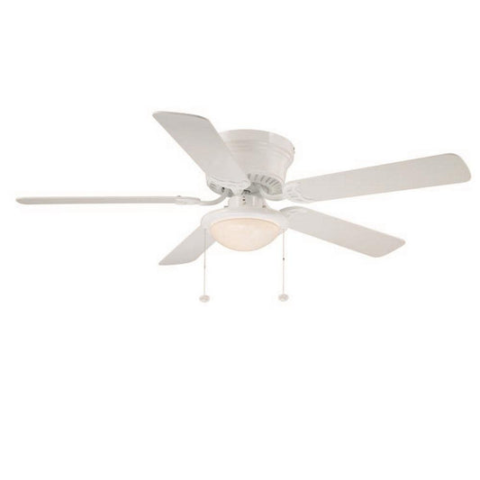 Hugger 52 in. LED White Ceiling Fan-AL383LED-WH