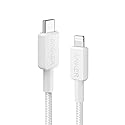 Anker 322 USB-C to Apple iPhone Lightning 1.8m MFI Licensed Charger/Data Cable - White - A81B6