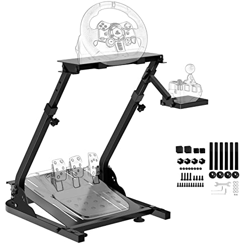 Slendor Racing Steering Wheel Stand for Logitech G920, G25, G27, G29 Wheel, Sim Racing Stand Driving Simulator Cockpit Pedal and Shifters Not