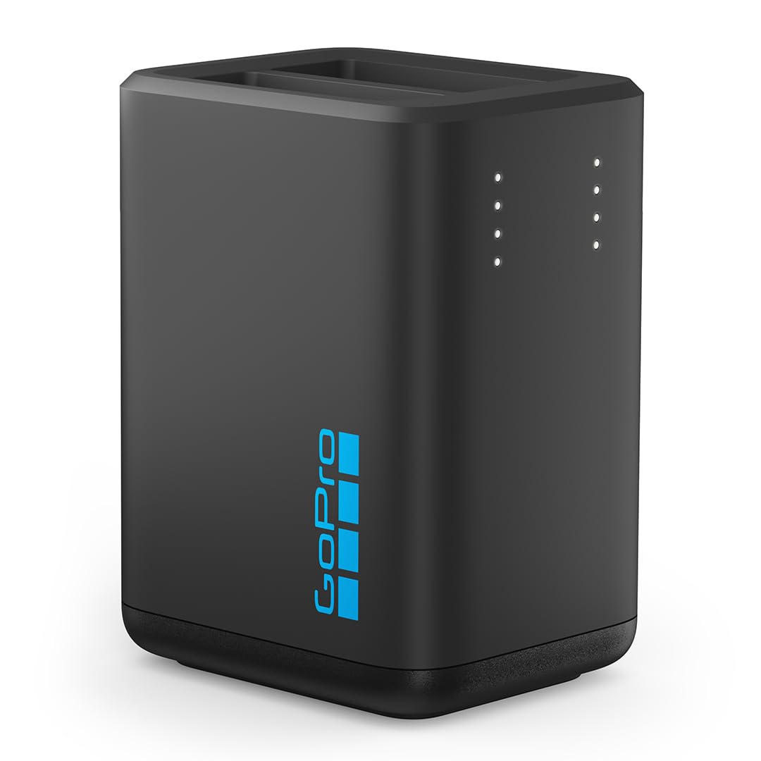 GoPro Dual Battery Charger + 2 Enduro Rechargeable Batteries (HERO13 Black) - Official Accessory