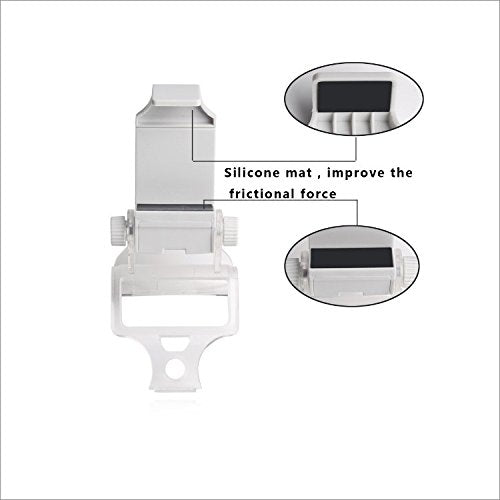 Dobe Mobile Smart Phone Clip Mount Holder White for Sony PlayStation 4 Dualshock 4 Controller
