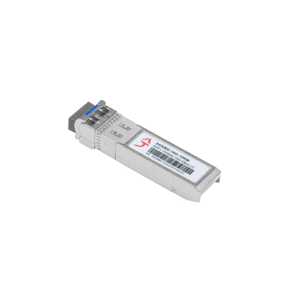 10GBase-LR SFP+ LC Transceiver, Single-Mode Dual Fiber Module, 1310nm SMF up to 10KM, Plug and Play, Compatible with XikeStor, Cisco, TP-Link, H3C