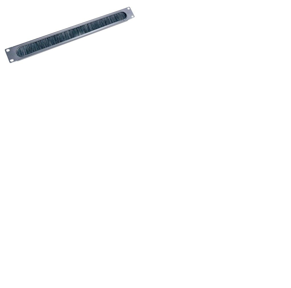 APC Rackmount Horizontal Cable Organizer, AR8429, 1U with Brush Strip