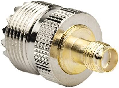 DHT Electronics 2pcs RF coaxial Coax Adapter SMA Female to UHF Female SO-239 SO239