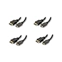 4 Pack HDMI Male to Mini HDMI Male Cable Type C 6 Feet, CNE551289