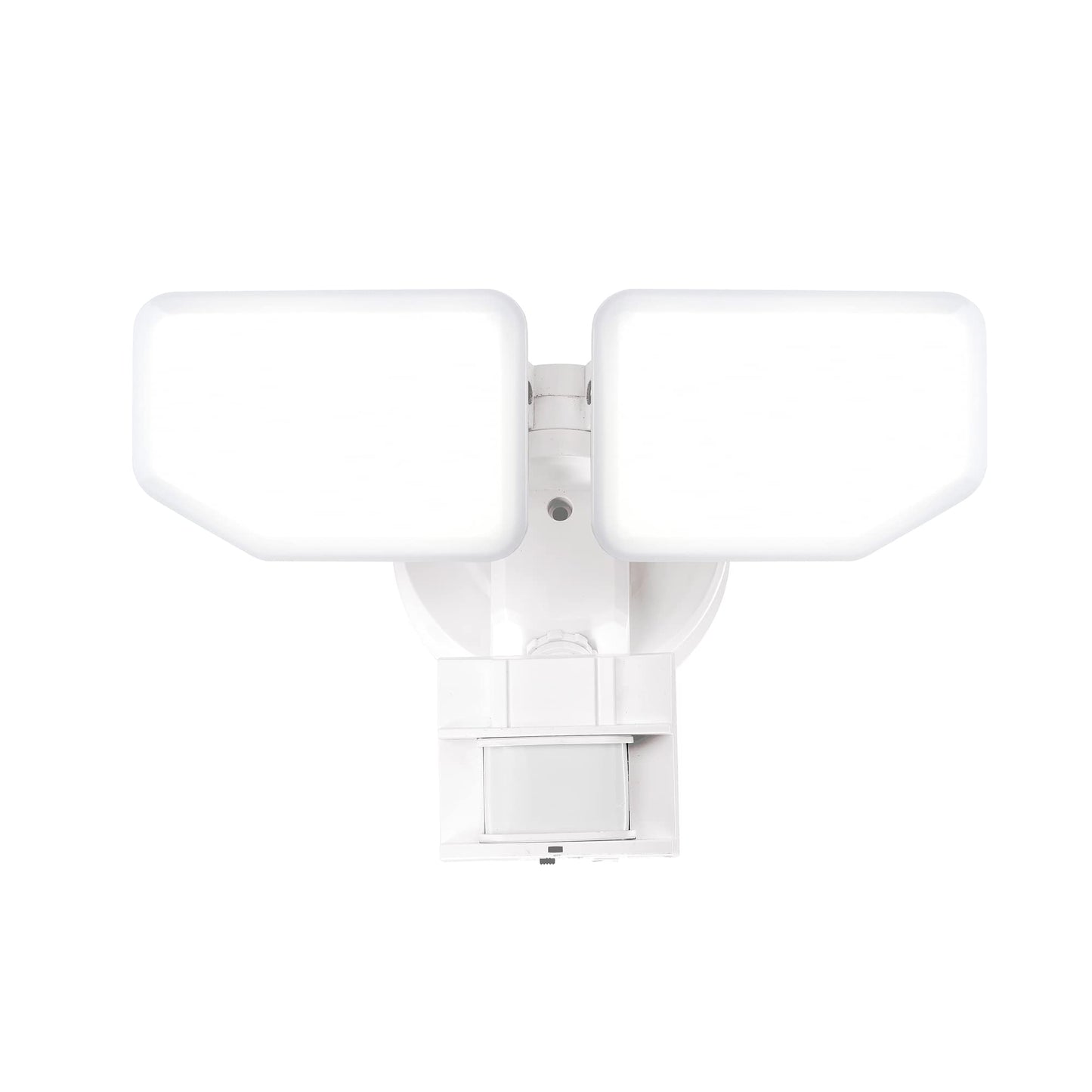 AWSENS 30W LED Motion Sensor Security Light Outdoor, 180 Degree, 2600 LM, 5100 K, ETL Water Resistant, 2 Head Adjustable Motion Sensor Outdoor