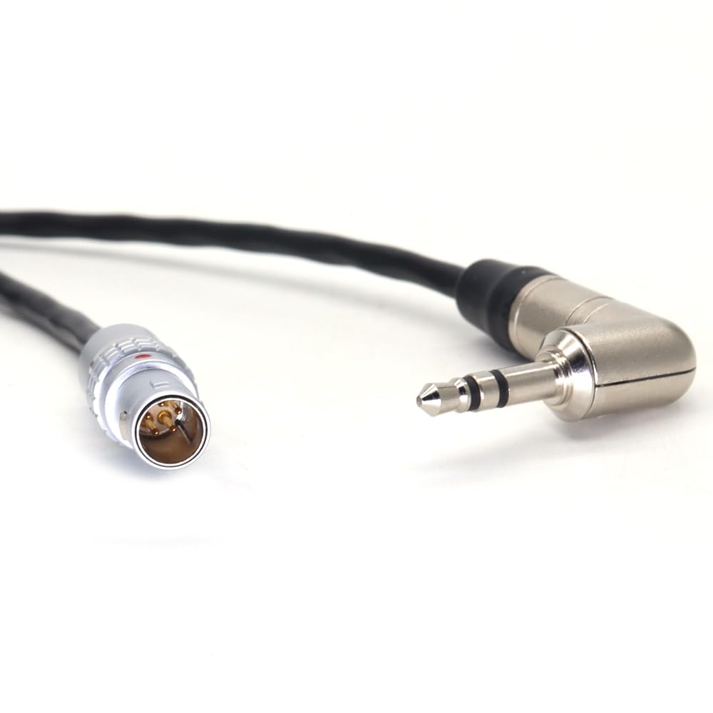 SZJELEN Timecode Cable for Tentacle Sync Timecode Generator to Sound Devices Recorders/Arri Alexa Cameras 3.5mm TRS to 5 Pin Timecode in