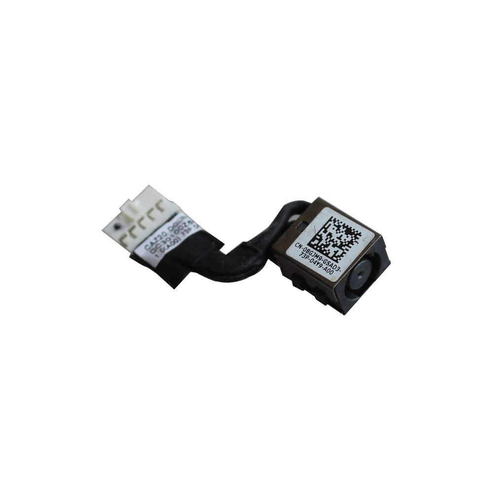 Zahara 2PCS DC Power Input Jack with Cable Replacement for Dell Latitude 7480 7490 8GJM9 08GJM9