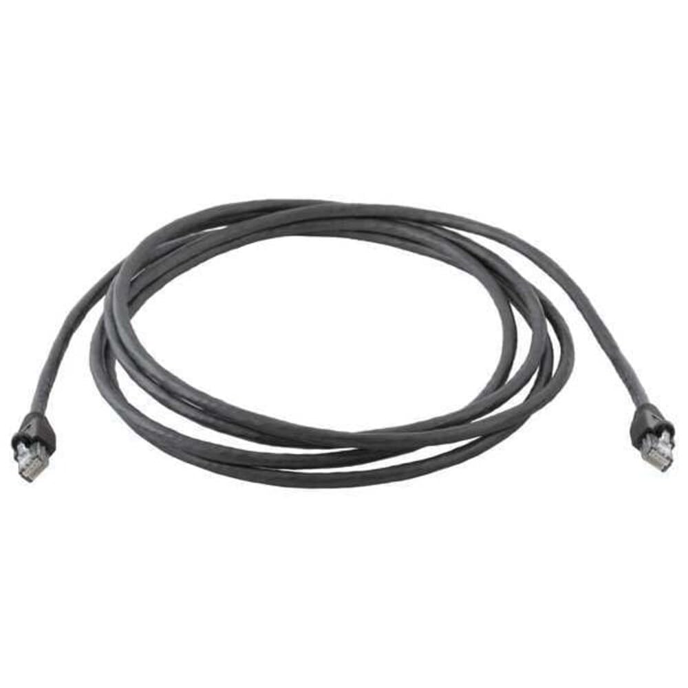 Hubbell HI607AA HI-Impact Series Patch Cord, CAT6, RJ45-RJ45, 7' Long, Black