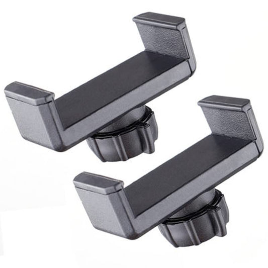 VizGiz 2 Pack Ring Light Phone Holder Replacement Clamp 17mm Rotate Ball Hole Clip Base for Hose Gooseneck Support Stand Live Broadcast Tripod Monopod