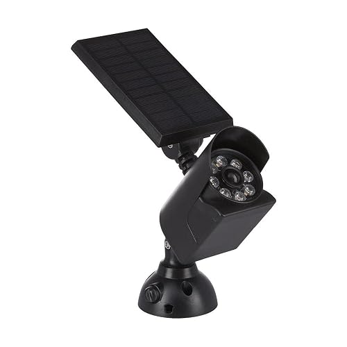 Lumen Logic LED Motion Sensing Solar Security Light (Black) 3000K 200 Lumens for Mounting on House, Garage, Wall, Metal Surface, Tree, Post, Pole or