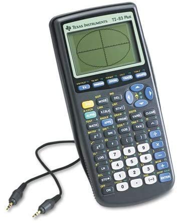 Texas Instruments TI 83 Plus Graphics Calculator, Black