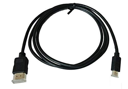 Golden Plated High Speed Micro HDMI Type D to HDMI Type A Male to Male Connector Cable/HD Video Cable for Garmin VIRB Elite