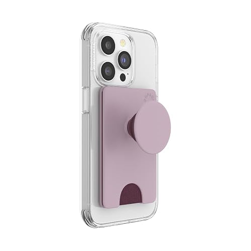 PopSockets Adhesive Phone Wallet and Card Holder with Grip, Light Pink - Blush Pink