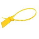 100 Pieces Tag Zip Ties Self Locking Adjustable S Tidy Wrap Plastic Tamper Seals Zip Ties Heavy Duty Cable Ties Red and Yellow(Yellow)