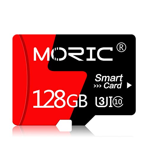 MORIC 2 Pack 128GB Micro SD Card with Adapter High Speed Memory Card,C10 A1 Memory TF Card for Camera/Dash Cam/Smartphone/Tablet/Drone